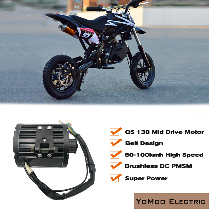 72V 12000W Electric Dirt Bike - 17 inç QS138 4000W Tepe Gücü