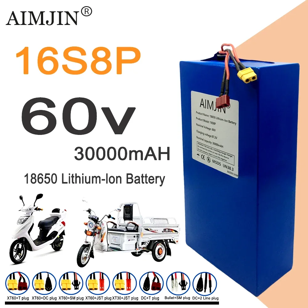 16S8p 1000-3000W Yepyeni Lityu - 60V 30Ah Electric Scooter Battery incelemesi ve fiyatı