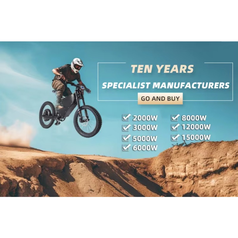 Yüksek Performanslı Enduro Bis - 72V 12000W Electric Dirt Bike incelemesi ve fiyatı