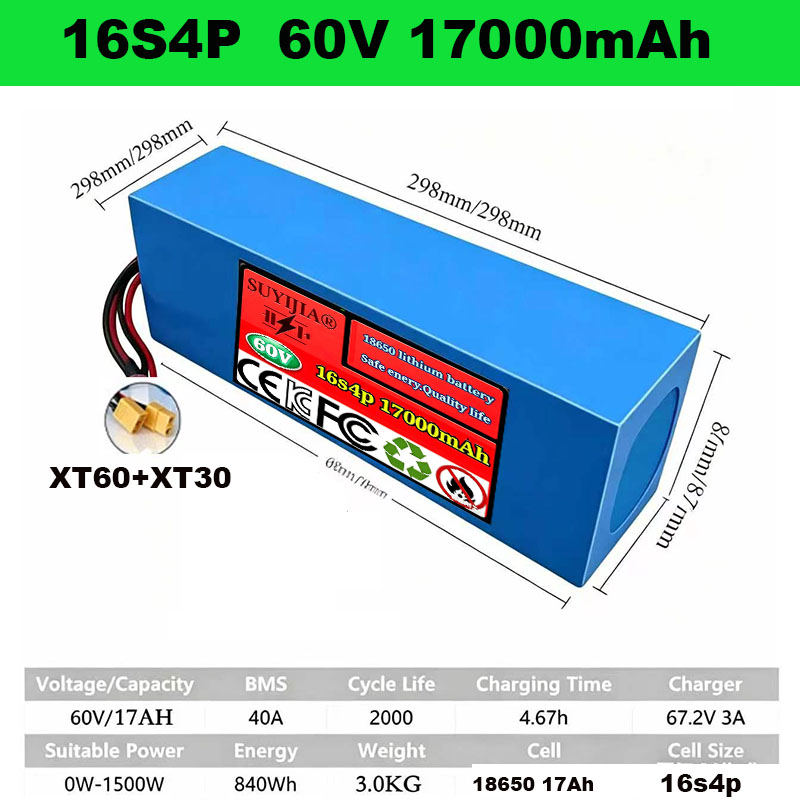 60V 18650 Lityum Pil Paketi 40 - 60V 30Ah Electric Scooter Battery incelemesi ve fiyatı