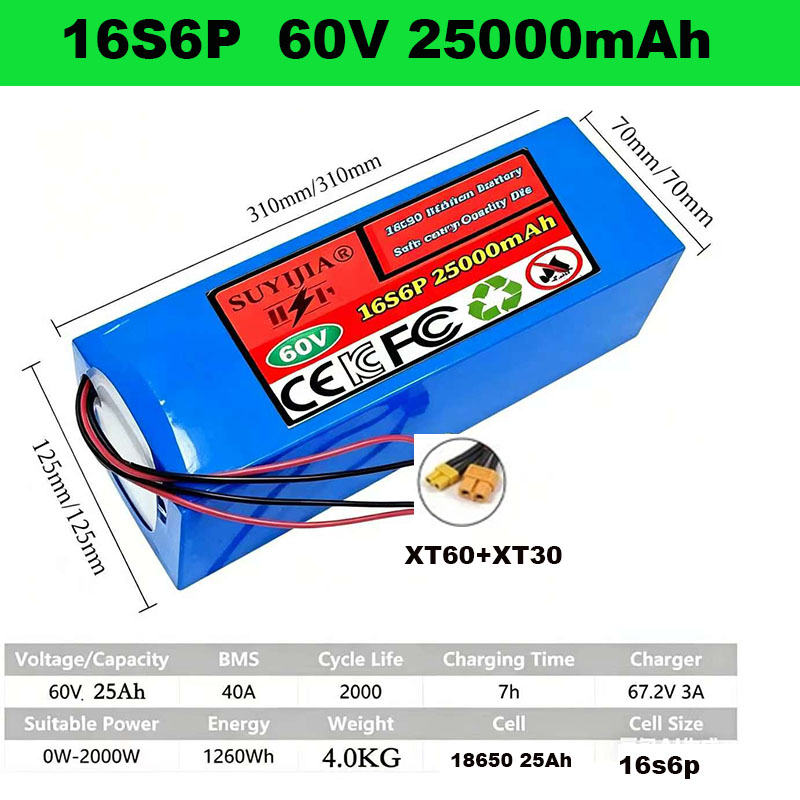 60V 18650 Lityum Pil Paketi 40 - 60V 30Ah Electric Scooter Battery incelemesi ve fiyatı
